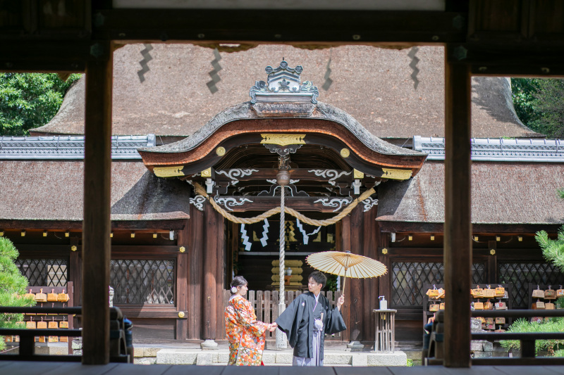 紋付き袴×色打掛ロケ❁