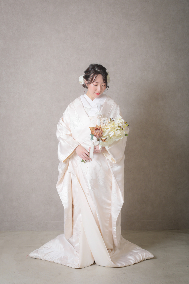 まずはプチ白無垢撮影〰