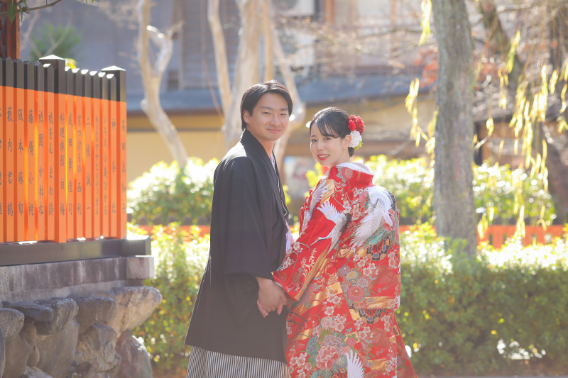 手つなぎショット