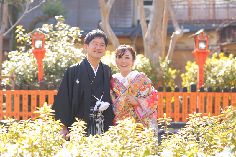 陽の光とお2人の笑顔でぽかぽか気分♫