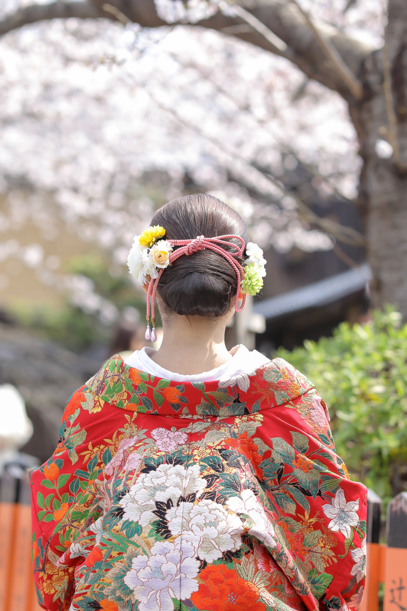 ご新婦様のヘアイメージショット