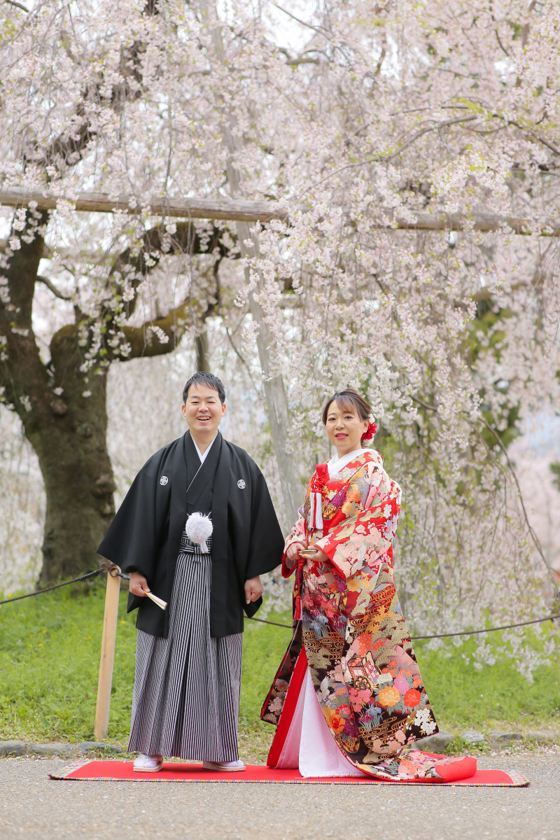 毛氈を敷いて型物風写真