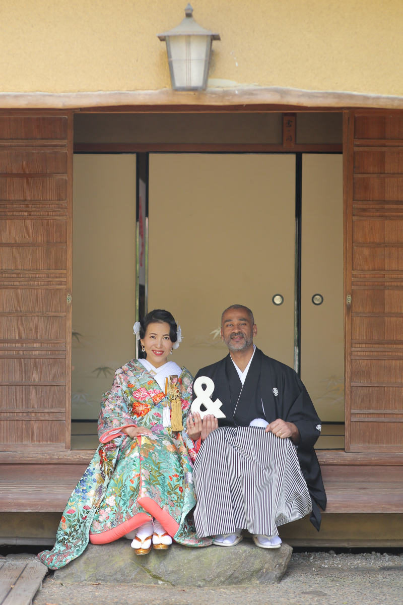 和室に入る前に...