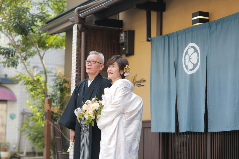まずは白無垢撮影から