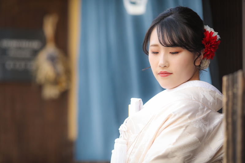 ご新婦様のソロショットも