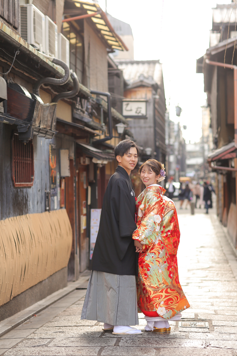 巽橋を渡ってはい、ちーず!!