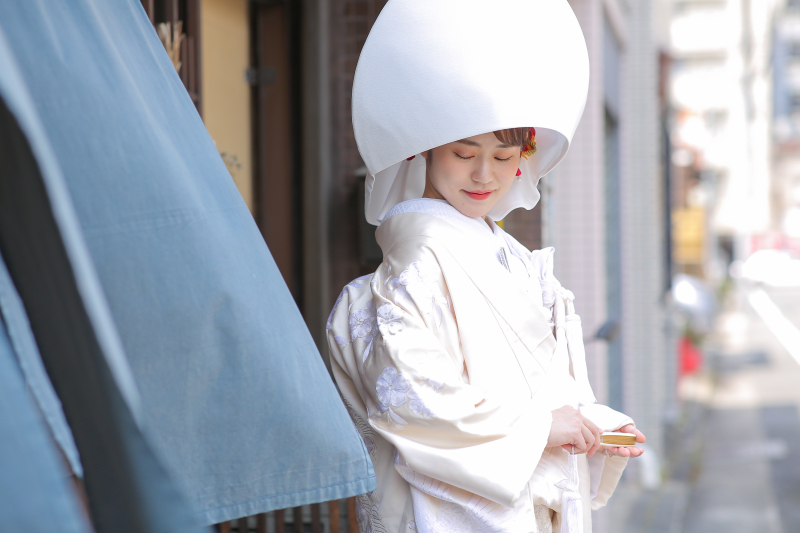 まずは綿帽子姿を…♡