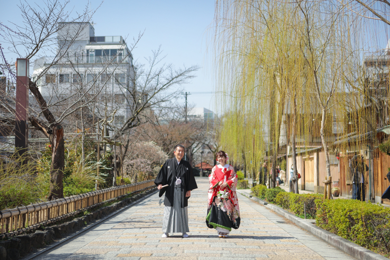 祇園白川に到着！