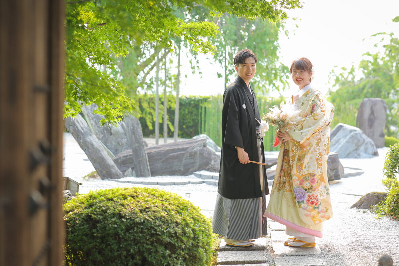 ブーケと一緒に