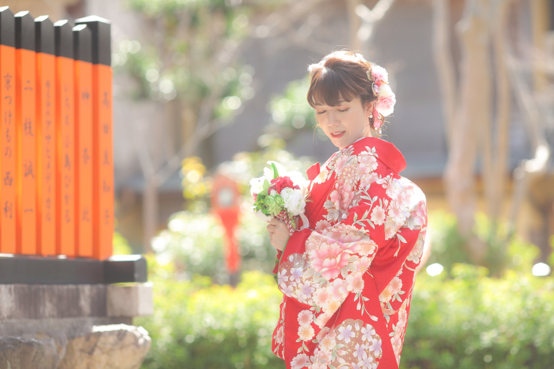 色打掛姿の新婦様