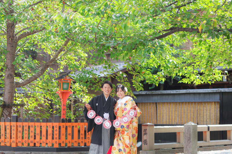 巽橋で様々な角度のお写真を