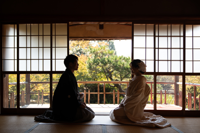 シルエット風のお写真も