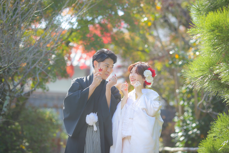 紅葉、色付き始めました♡