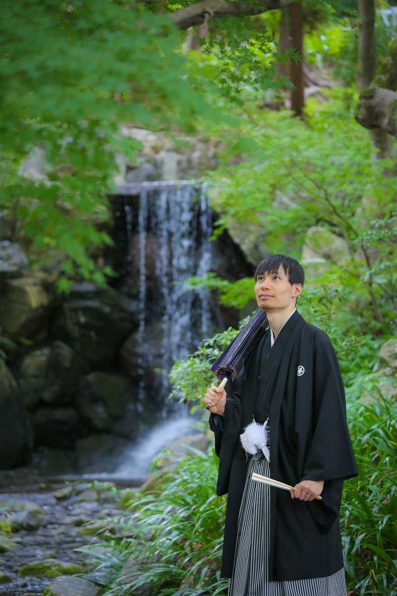 清らかな水の流れ。