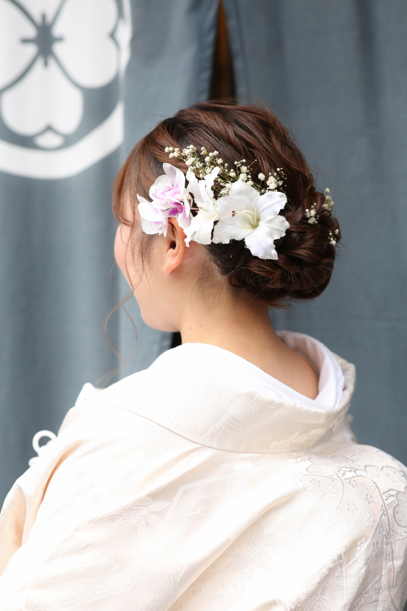 新婦様のヘアショットも