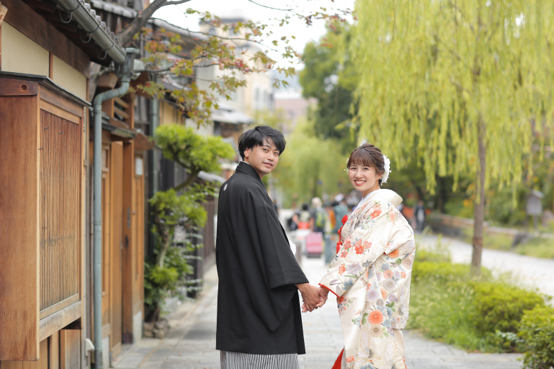 振り向きショット