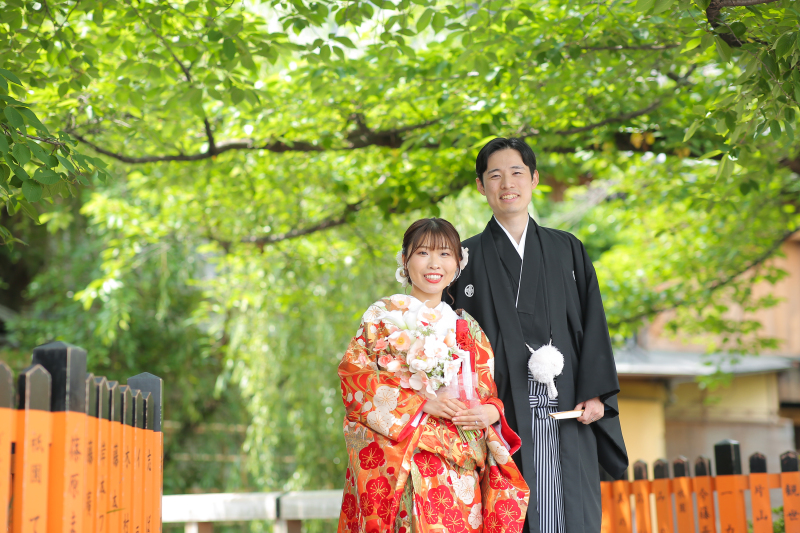 ブーケと一緒に