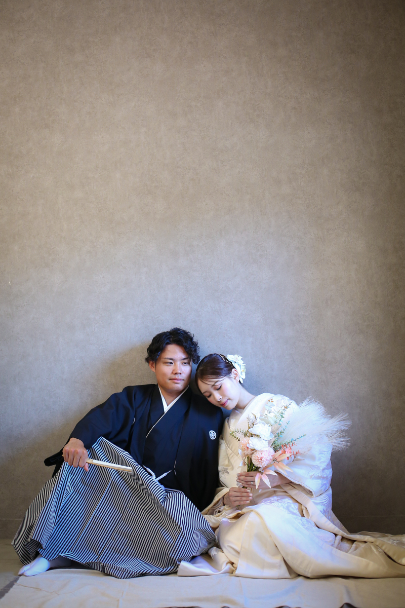 仲良く寄り添って