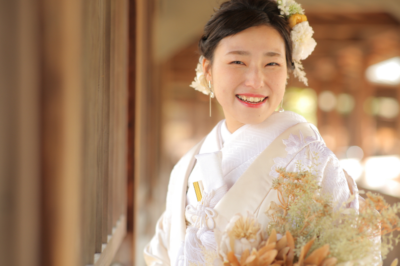 笑顔がキュートな新婦様♡