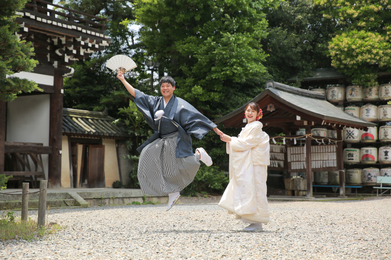 結びはジャンプで!