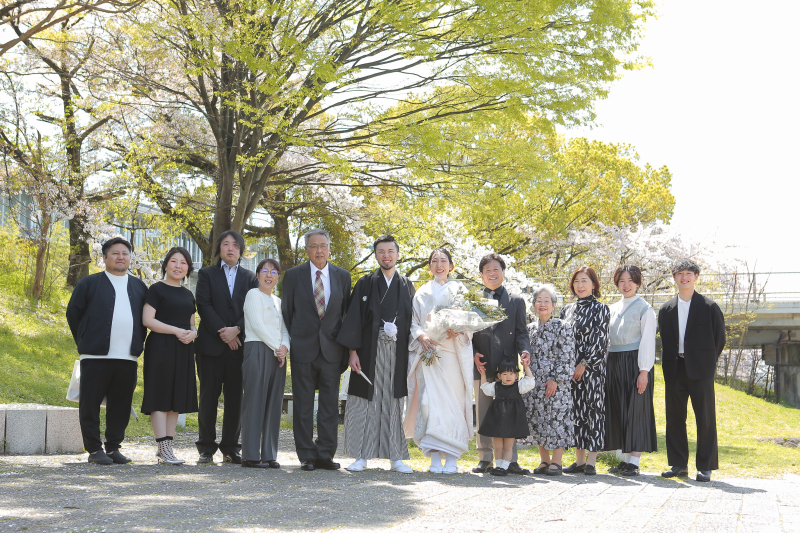 この日が初対面!?全員で鴨川ロケ✿