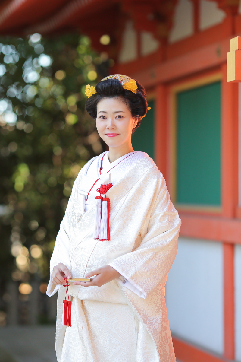 地毛で結われた新日本髪☆彡