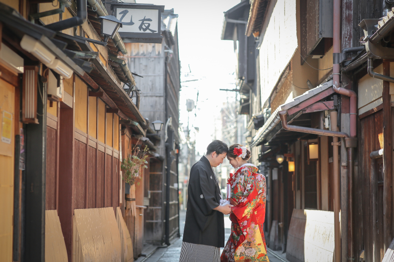 静かで人の少ない祇園白川