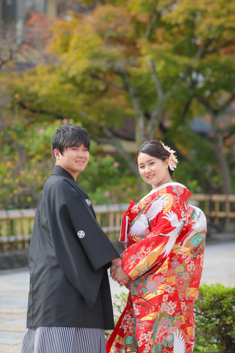 自然なおふたりを