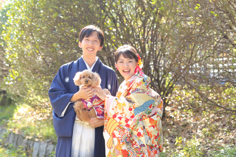 可愛い衣装でハイチーズ