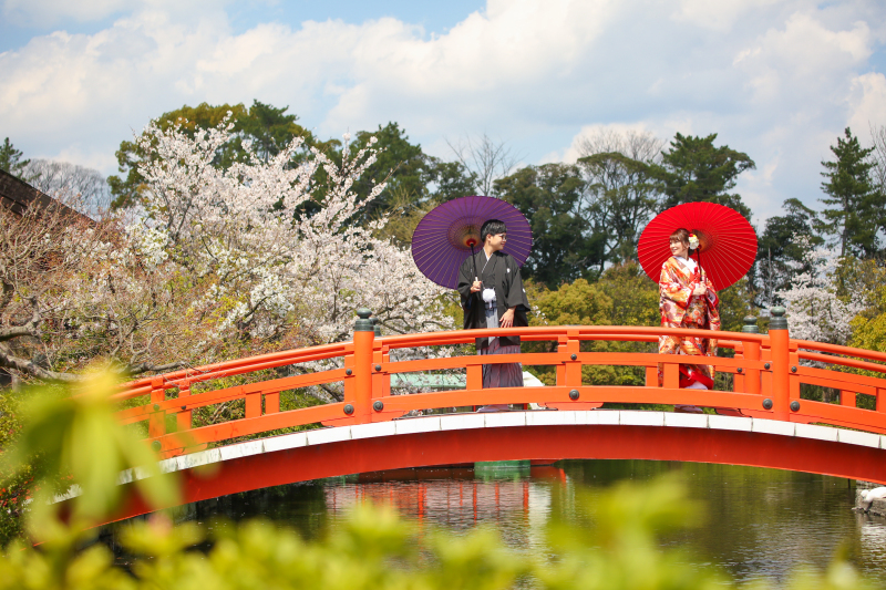 ストーリーテラー 京都サロン_庭園で撮影できる
