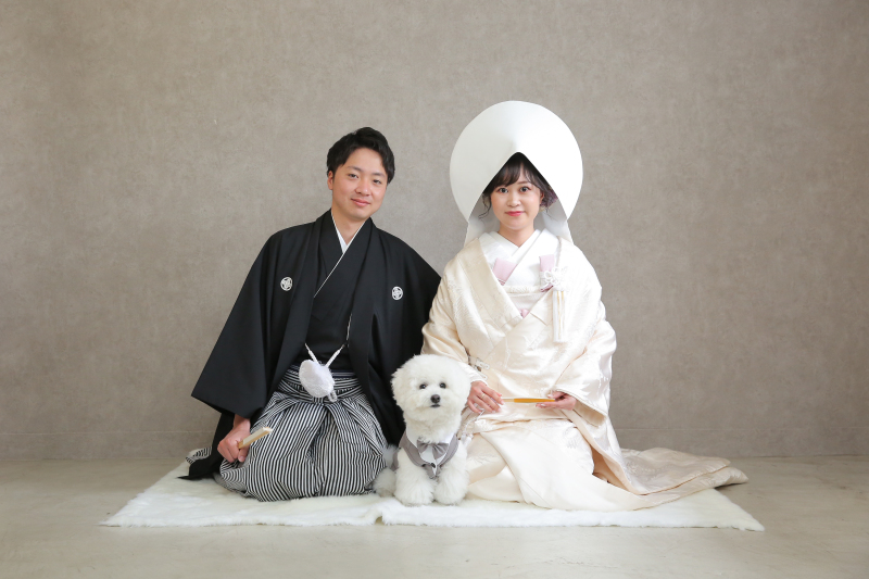 ストーリーテラー　京都サロン_ペットと一緒に撮影できる
