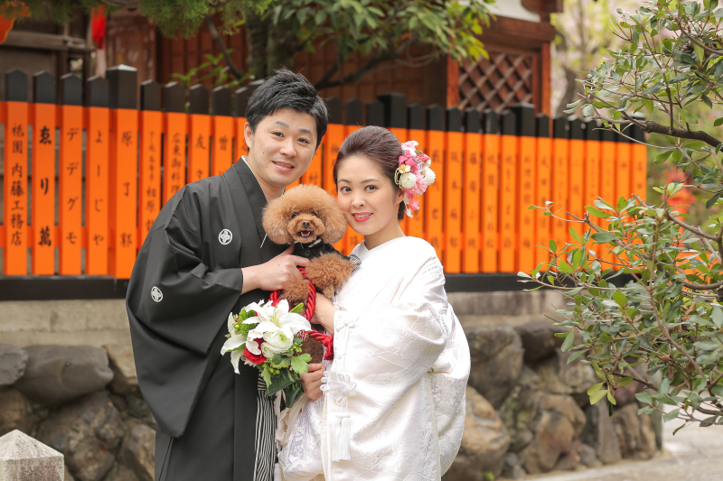 ストーリーテラー　京都サロン_ペットと一緒に撮影できる