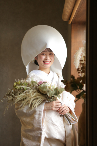 綿帽子撮影(サロン内)