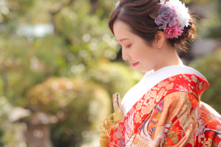 アートフラワー髪飾り