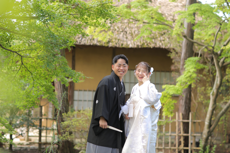 【梅宮大社+アトリエ】気軽に叶う和装フォト《白無垢＋色打掛 計2着》補正済みデータ220カット