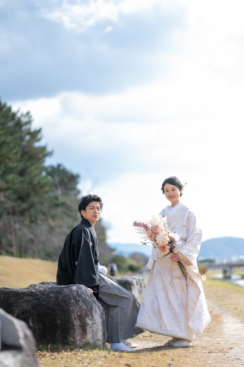 【京都めぐり① 祇園白川+鴨川】和装1点 補正済みデータ200カット