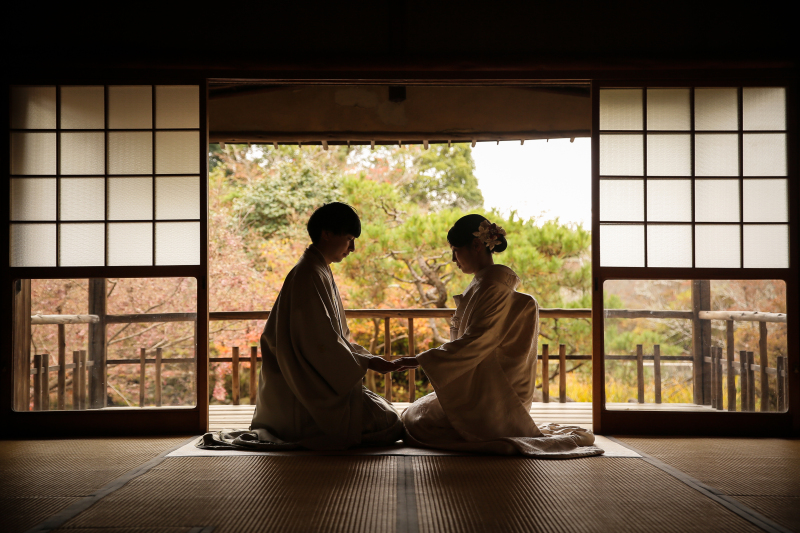 【梅宮大社・和室付き】和装1点(白無垢or色打掛) 補正済みデータ200カット