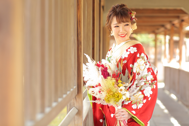 【平日限定・豊国神社】和装1点(白無垢or色打掛) 補正済データ200カット付★桜シーズンでもこの価格!!