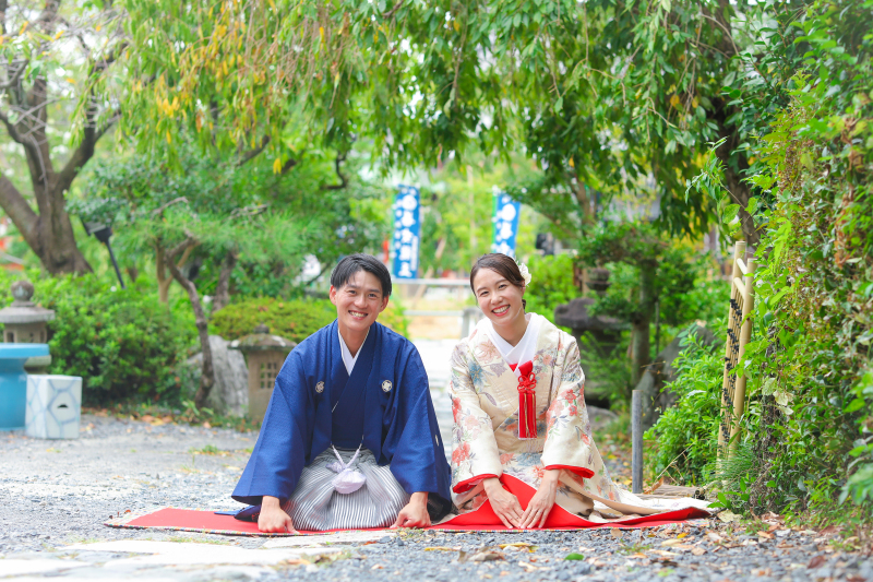 【神泉苑(お太鼓橋・庭園)】和装1点(白無垢or色打掛) 補正済データ150カット付