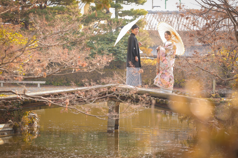 ★2/15~3/15までの期間限定★冬のお得なセット割【梅宮大社庭園】100カット 手ぶら来店OK 足袋・肌襦袢レンタル付き!