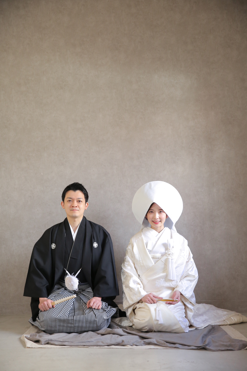 【アトリエ撮影・1ポーズ】和装1点 （白無垢or色打掛）補正済みデータ1カット