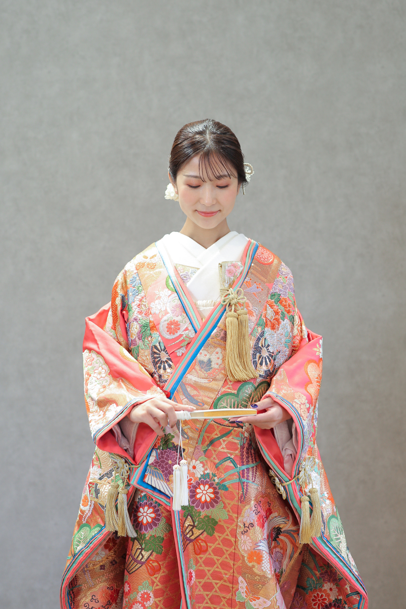 【 ソロフォト・アトリエ撮影 】和装1点(白無垢or色打掛) 補正済みデータ30カット