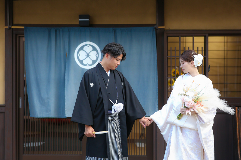 【祇園白川+アトリエ】タイパ◎！気軽に叶う和装フォト《白無垢・色打掛 計2着》補正済みデータ170カット/13:00終了予定