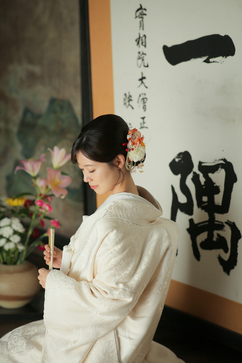 【毘沙門堂】和装1点(白無垢or色打掛) 補正済データ200カット付