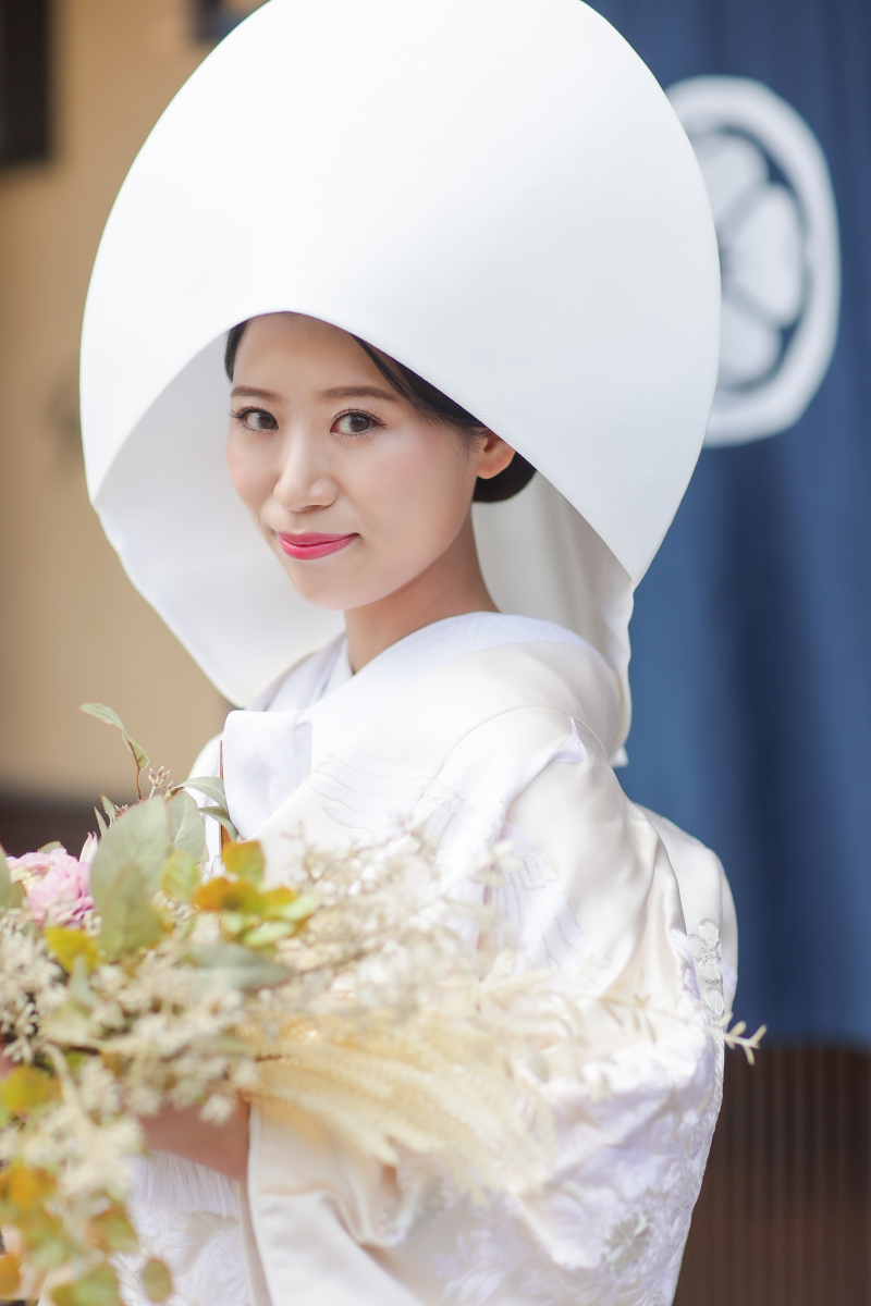 【 ソロフォト・アトリエ撮影 】和装1点(白無垢or色打掛) 補正済みデータ30カット