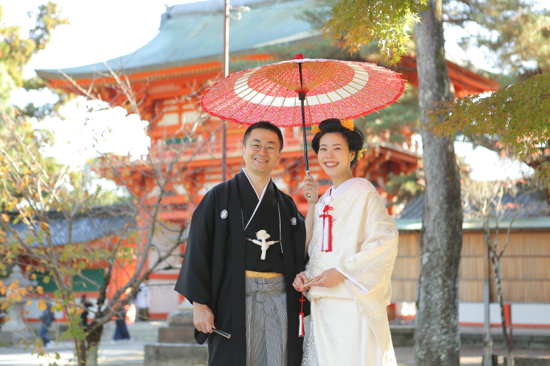 【今宮神社・ご祈祷付き】和装1点(白無垢or色打掛) 補正済データ200カット付