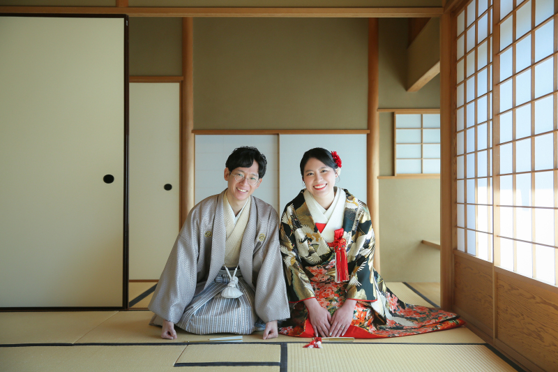 【朱雀の庭・和室付き】和装1点(白無垢or色打掛)　補正済データ200カット