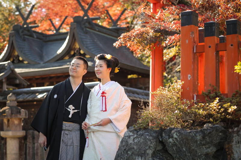 【今宮神社・ご祈祷付き】和装1点(白無垢or色打掛) 補正済データ200カット付