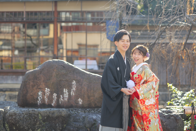 《冬のバリューセット♬》12/10~12/25限定 【アトリエ30分 + 祇園白川30分】和装1点 補正済みデータ100カット