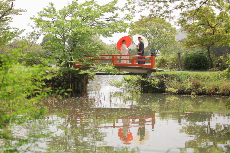 【大覚寺(回廊・竹林・庭園)】和装1点(白無垢or色打掛) 補正済データ200カット付